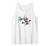 Invader Zim GIR Pulling Zim's Antennas Portrait Tank Top