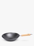 School Of Wok Heavy Duty Carbon Steel Non-Stick Wok, 30cm