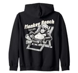 'Monkey Beach' Thailand s Indonesia Traveller's Zip Hoodie