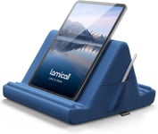 Coussin De Support Pour Tablette - Oreiller Support Tablette Pour Canapé-Lit, Pour 2021 Ipad Pro 9.7, 10.5, 12.9, Ipad Air Mini 1 2 3 4, Switch, Tab, Iphone, Livre, Autre Tablette - Bleu