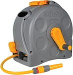 Hozelock 2415 2 in 1 Compact Reel 25 Metres 11.5mm Hose Wall Mount Garden