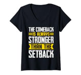 Womens The Comeback Inspiration V-Neck T-Shirt