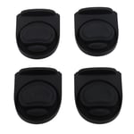 (Black)Bottle Cap Mouth Stopper 4pcs Replacement Stopper Compatible For Owala