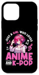 iPhone 12 mini Just a Girl Who Loves Anime and K-Pop Anime Merch Japanese Case