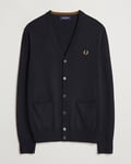 Fred Perry Knitted Cardigan Navy