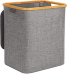Laundry Hamper Basket with Lid, 60L Washing Basket Laundry Bin Storage Blanket 