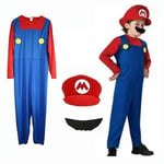 teini Halloween-asu Super Mario-asu Joulujuhla Cosplay-mekko