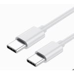 USB Typ C till Typ C-kabel - 1 meter för OnePlus Open Snabbladdning - Snabbladdnings-/synkroniseringskabel