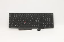 Transimage - Ersättningstangentbord För Bärbar Dator - Med Trackpoint - Bakgrundsbelyst - Qwerty - Nordisk - Svart - För Thinkpad P15 Gen 1 20St, 20Su  T15g Gen 1 20Ur, 20Us