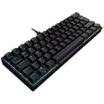 Clavier mécanique Corsair K65 Rgb Mini Gaming Tastatur, Mx Speed Silver