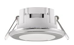 Trio Luminaire encastré LED Argus 653610106, plastique chromé, avec LED RBG 4 Watt avec changement de couleur, télécommande, dimmable