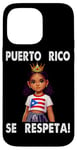 iPhone 14 Pro Max Puerto Rico Se Respeta Boricua Flag PR Princess Crown Case