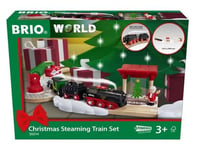 7312350360141 BRIO 36014 Christmas Set with Battery Operated Steam Train Ravensb