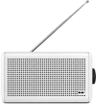 Nordmende Transita 210 - Radio numérique Portable Dab+ & FM (Boîte à Musique Portable avec Haut-Parleur Bluetooth, Radio d'extérieur avec Batterie & Horloge) Blanc