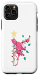 iPhone 11 Pro Pink Flamingo Christmas Case