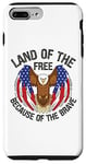 Coque pour iPhone 7 Plus/8 Plus USA Eagle Land of the Free à cause du Brave Memorial