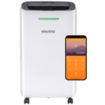 electriQ Dehumidifier 12L with Humidistat LCD Display App Control Wifi Alexa