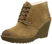 Hilfiger Denim GILL 4W, Bottines femme - Marron - Braun (DARK SAND 219), 42 EU