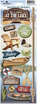 Paper House Productions STCX-0201E At The Lake Cardstock Stickers (6-Pack)