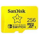 SanDisk 256GB microSDXC UHS-I card for Nintendo Switch- Nintendo licensed Product