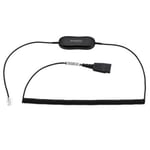 Jabra GN1218 AC Attenuation - Câble pour casque micro - Déconnexion rapide prise - 2 m - pour Cisco IP Phone 78XX, 88XX; BIZ 1500, 2300, 2400