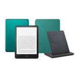 Kindle Paperwhite Signature Edition (version 2024) 32 GB sans publicité, une couverture en tissu Amazon et une station de chargement sans fil conçue pour Amazon