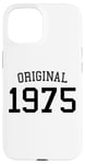 Coque pour iPhone 15 Original 1975, 50 ans pour homme et femme, 50e anniversaire