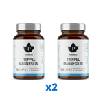 2 x Pureness Trippel Magnesium, 120 kapslar