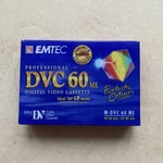 Cassette digital vidéo Cassette Numérique Mini DV M- DVC Emtec 60min ME / 90 LP