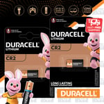 2x DURACELL CR2 3V PHOTO LITHIUM ULTRA Batteries ELCR2 CR15H270 DURALOCK Expiry+