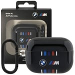 BMW BMAP222SWTK-deksel for AirPods Pro 2 gen-deksel - svart, flere fargede linjer