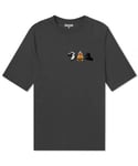 Lanvin Mens RMJE0033A18 10 Grey T-Shirt Cotton - Size X-Small
