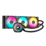 CORSAIR Nautilus 360 RS ARGB Refroidisseur Liquide pour CPU – 360mm AIO – Faible Bruit – Connexion Directe de Carte Mère – Intel LGA 1851/1700, AMD AM5/AM4 – 3X RS120 ARGB Ventilateurs Inclus – Noir