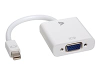 V7 - Vga-Adapter - Mini Displayport (Hane) Till Hd-15 (Vga) (Hona) - Vit