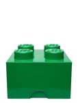 Lego Storage Brick 4 Home Kids Decor Storage Storage Boxes Green LEGO STORAGE