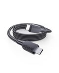 Anker cable USB C vers USB C, 240 W câble de charge Type-C en nylon doublement tressé, pour iPhone 16, MacBook Pro 2020, iPad Pro 2020, iPad Air 4, Samsung Galaxy S23+/S23 Ultra, Pixel et autres(0,9m)