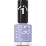 Rimmel, Super Gel Nagellack, 028 Purple Haze, Gellack, Professionellt resultat, Långvarig, Torkar som nagellack