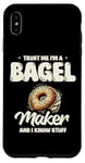 Coque pour iPhone XS Max Croyez-moi, je fabrique des bagels et je sais tout