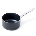 GREENPAN BONN BLACK CC000854-001 Casserole Aluminium, Noir, 16cm