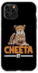 Coque pour iPhone 11 Pro Cheeta It Graphique Fast Cheetah Wildlife Runner -