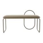 AYTM Angui bench bouclé Taupe