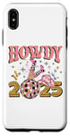 iPhone XS Max Howdy 2025, new year, 2025, cowgirl, gold silver pink Case