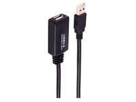 Shiverpeaks ®-Basic-S--Usb-Forlengelseskabel Aktiv Usb-A-Forlengelse, Usb 2.0, 480 Mbps, 10M (Bs13-26075)