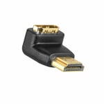 New 90 Degree Right Angle Angled HDMI Male to Female Adapter Connector Cable