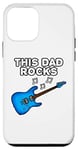 Coque pour iPhone 12 mini Guitare électrique pour la fête des pères, papa guitariste