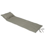 Hespéride - Coussin de transat Enroulable adiya Taupe 180x60cm en Polyester