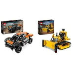 LEGO Technic NEOM McLaren Extreme E Race Car Toy For Kids, Boys & Girls Aged 7 & Technic Heavy-Duty Bulldozer Set, Construction Vehicle Toy for Kids, Boys and Girls