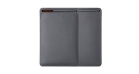 Housse etui en cuir pour ipad pro 12. 9 pouces et rangement apple penci - gris