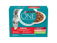 Nestle Purina One Sterilcat Blandsmak - Våtfoder För Katter - 12X85g