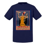 T-Shirt Enfant Sevilla Espagne Affiche Poster Vintage Voyage Art Deco 30's